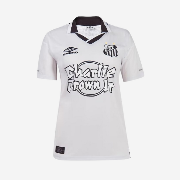 Camisa Santos Charlie Brown Jr. Umbro Dias de Glória Feminina - Branco