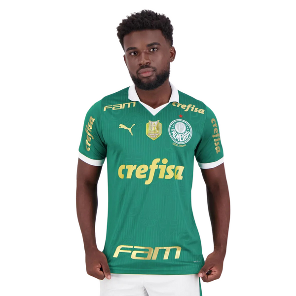 Camisa Puma Palmeiras I 2024 Patch Campeão Brasileiro